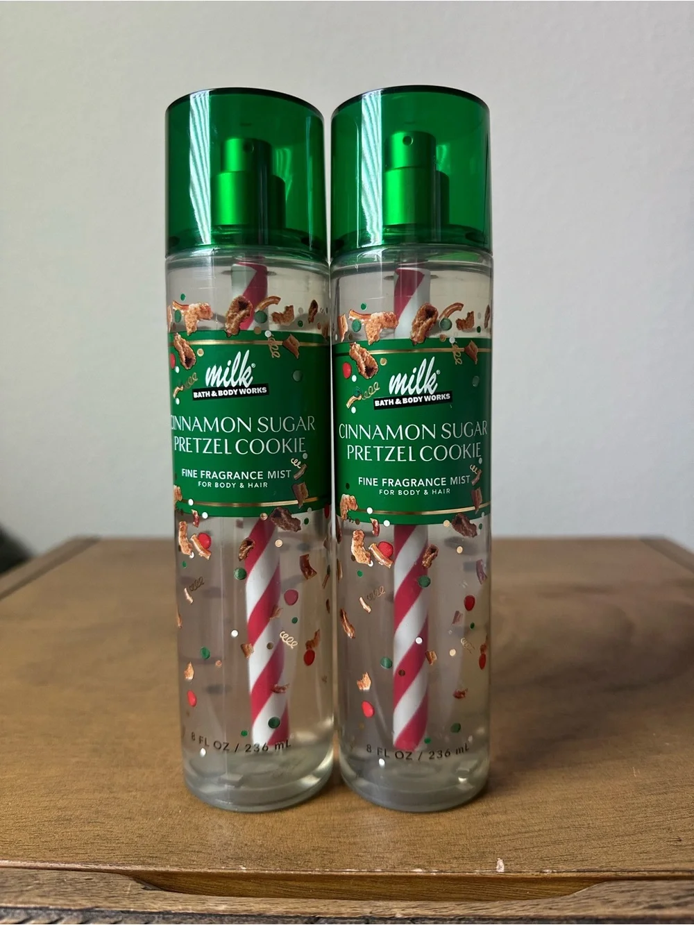 X2 bath & Body Works Milk bar Cinnamon Sugar Pretzel Cookie fine mist NEW